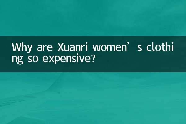 Why are Xuanri women’s clothing so expensive?