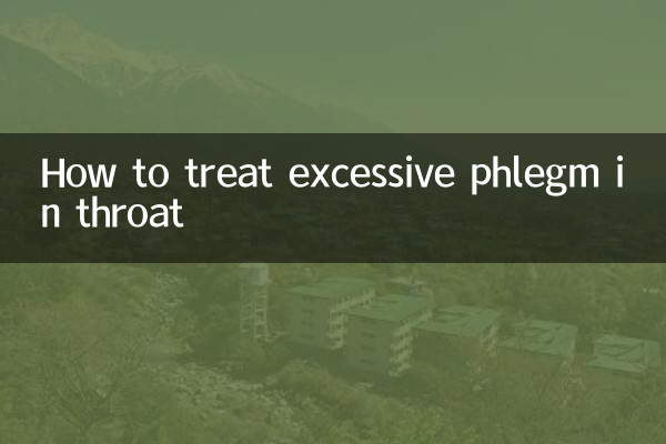 How to treat excessive phlegm in throat