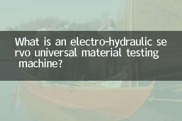 الیکٹرو ہائیڈرولک سروو یونیورسل میٹریل ٹیسٹنگ مشین کیا ہے؟