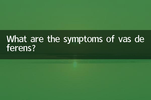 輸精管有什麼症狀