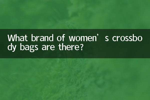 महिलाओं के क्रॉसबॉडी बैग किस ब्रांड के हैं?