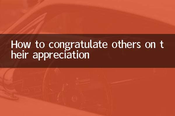 How to congratulate others on their appreciation