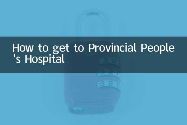 How to get to Provincial People's Hospital