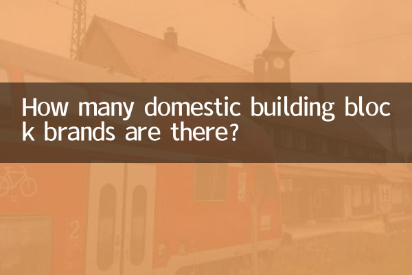 How many domestic building block brands are there?