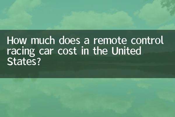 How much does a remote control racing car cost in the United States?