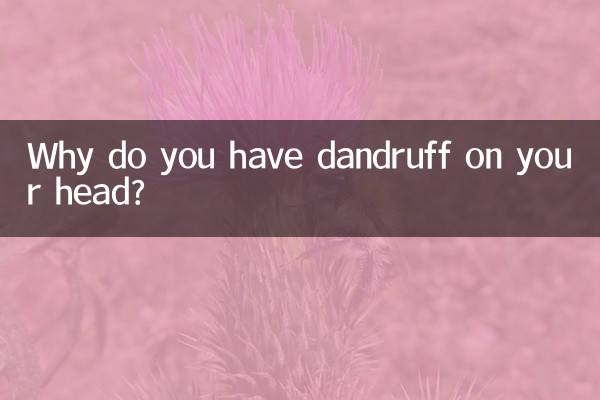 Perché hai la forfora in testa?