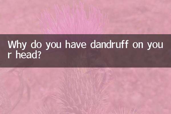 Perché hai la forfora in testa?