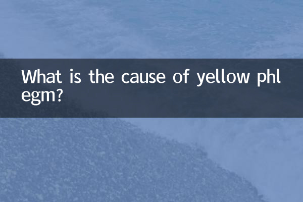 Was ist die Ursache für gelben Schleim?