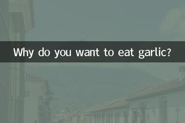 ¿Por qué quieres comer ajo?