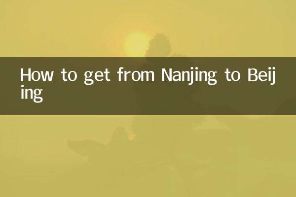 從南京到北京怎麼走