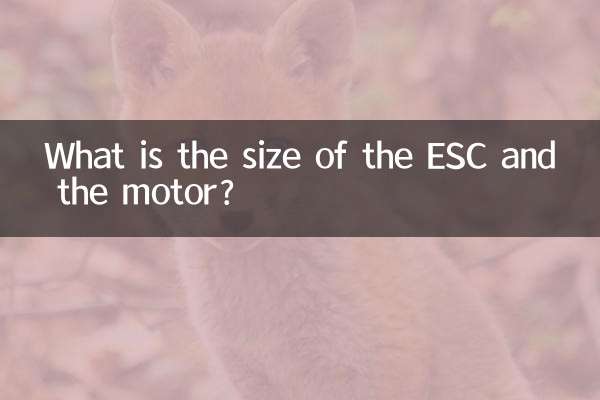 Какой размер ESC и двигателя?