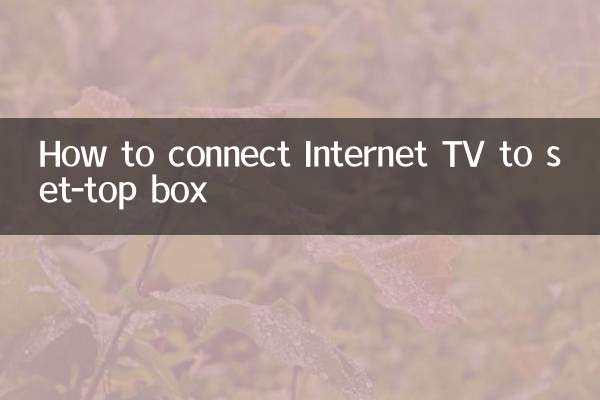 Come collegare Internet TV al set-top box