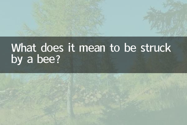 Cosa significa essere colpiti da un'ape?