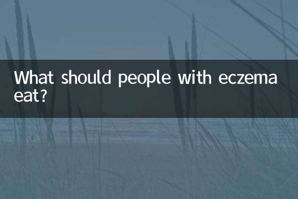 O que as pessoas com eczema devem comer?
