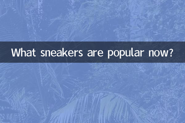 今人気のスニーカーは何ですか？
