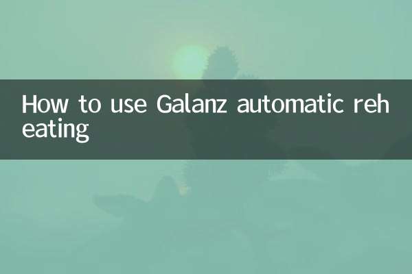 Cómo utilizar el recalentamiento automático Galanz