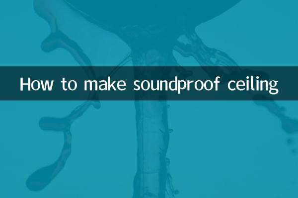 Comment faire un plafond insonorisé