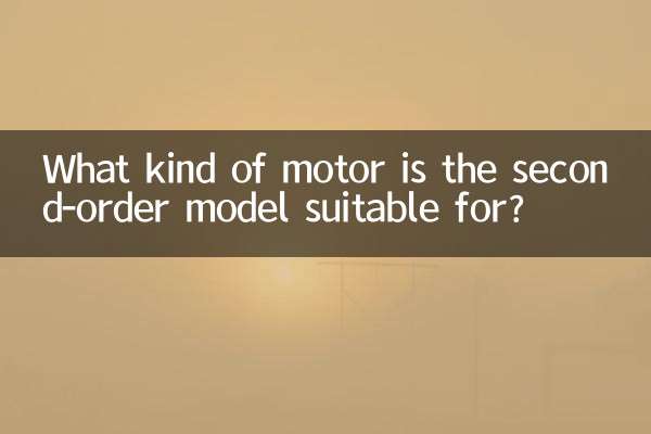 ¿Para qué tipo de motor es adecuado el modelo de segundo orden?
