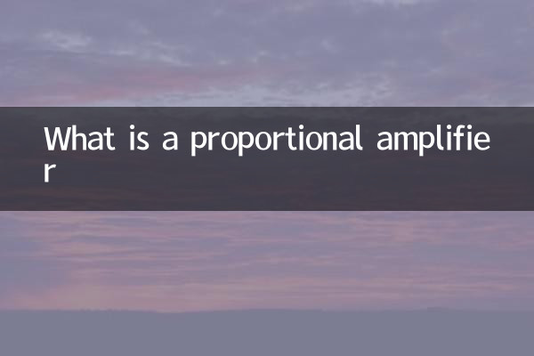 비례 증폭기 란 무엇입니까?