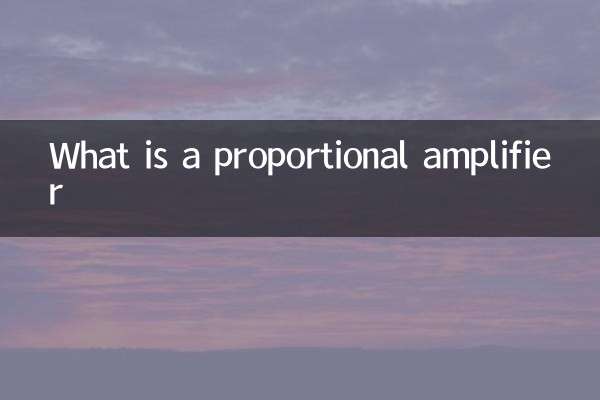 비례 증폭기 란 무엇입니까?