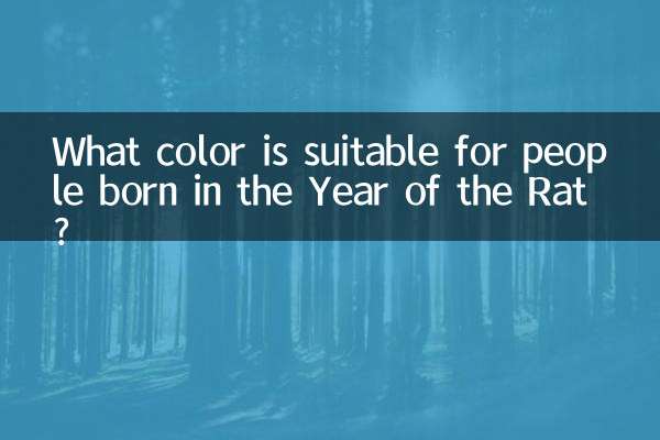 چوہے کے سال میں پیدا ہونے والے لوگوں کے لئے کون سا رنگ موزوں ہے؟