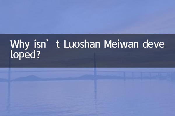 ¿Por qué no se desarrolla Luoshan Meiwan?
