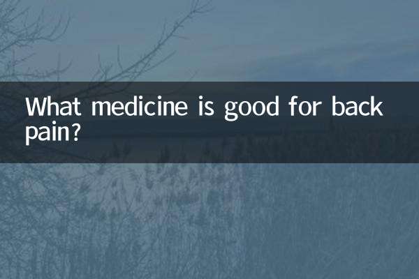 Quel médicament est bon contre les maux de dos ?