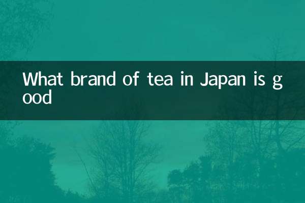 Que marca de chá no Japão é bom