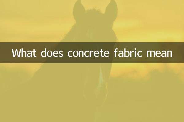 O que significa pano de concreto?