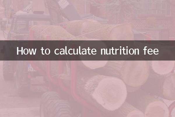 Comment calculer les frais de nutrition