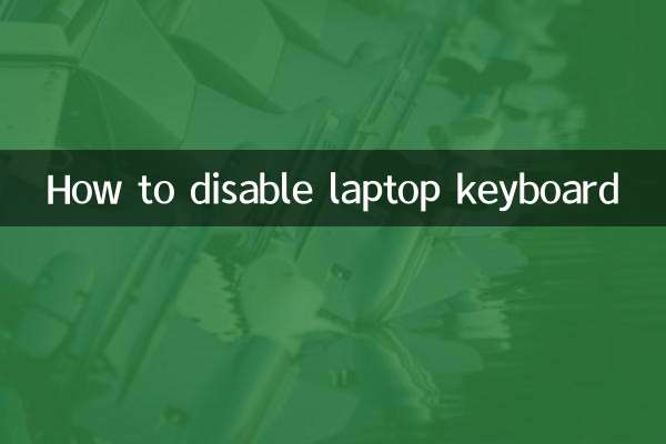 So deaktivieren Sie die Laptop-Tastatur