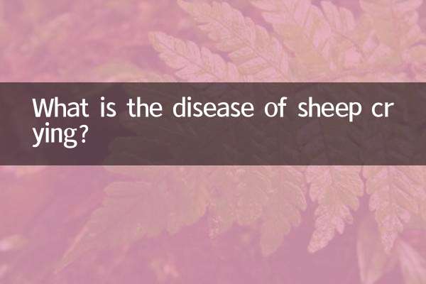 Quelle est la maladie des pleurs des moutons ?