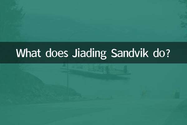 Cosa fa Jiading Sandvik?