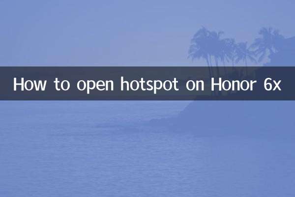 Come aprire l'hotspot su Honor 6x