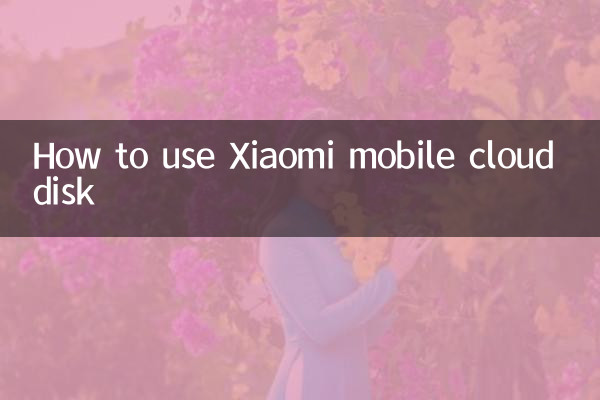 Comment utiliser le disque cloud mobile Xiaomi
