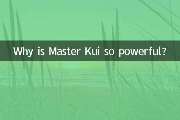 Why is Master Kui so powerful?