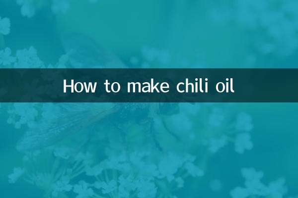 Как приготовить масло чили