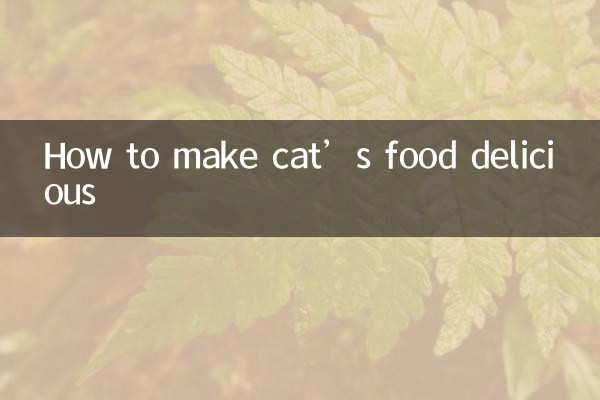 Come rendere delizioso il cibo per gatti