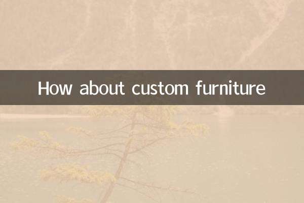 कस्टम फर्नीचर के बारे में क्या ख्याल है?
