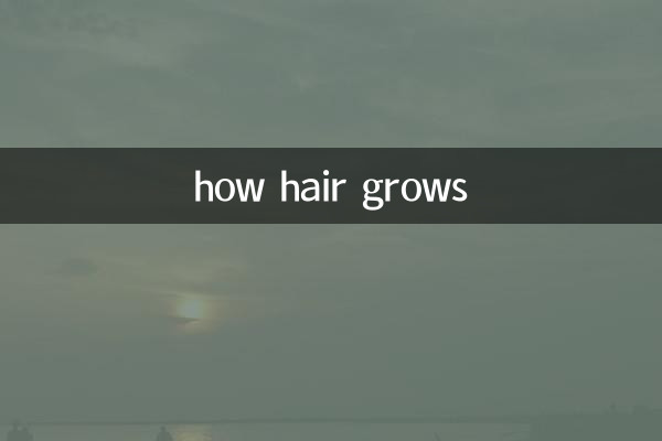 comment poussent les cheveux