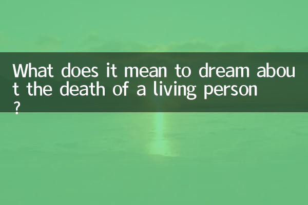 تعبیر خواب مرگ یک انسان زنده چیست؟