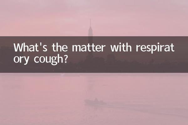 ¿Qué pasa con la tos respiratoria?