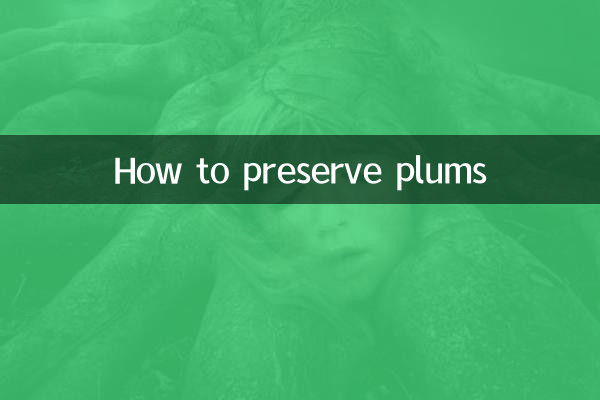 Cómo conservar las ciruelas