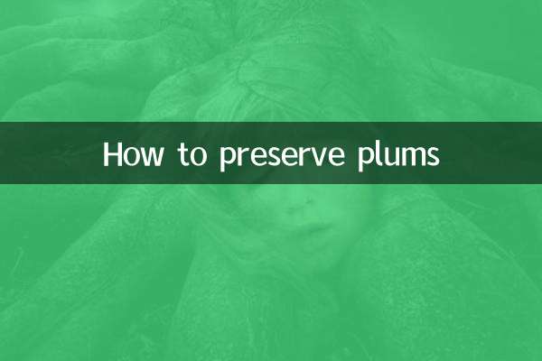Cómo conservar las ciruelas