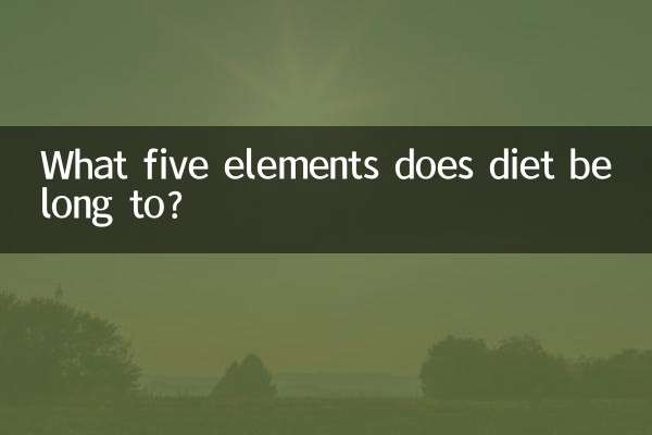 খাদ্য কোন পাঁচটি উপাদানের অন্তর্গত?