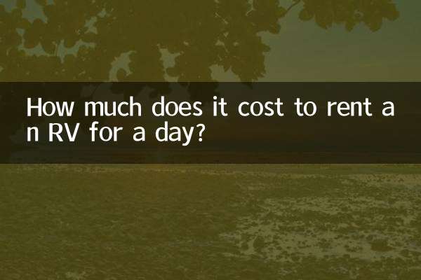 ما هي تكلفة استئجار عربة سكن متنقلة ليوم واحد؟