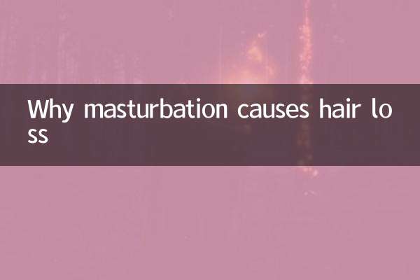Why masturbation causes hair loss