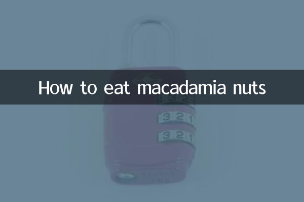 Come mangiare le noci di macadamia