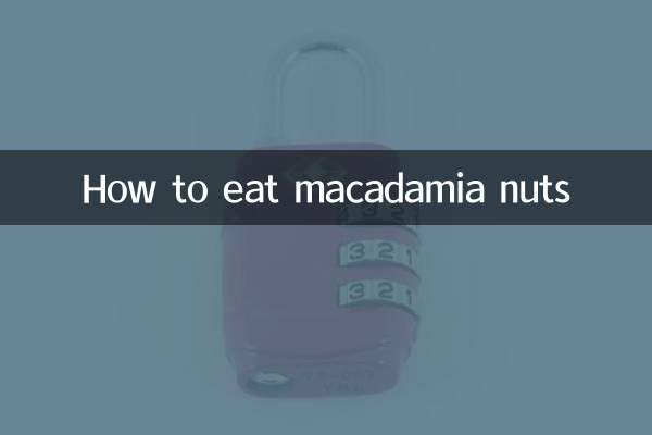 Come mangiare le noci di macadamia