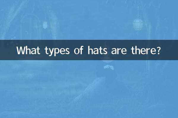What types of hats are there?
